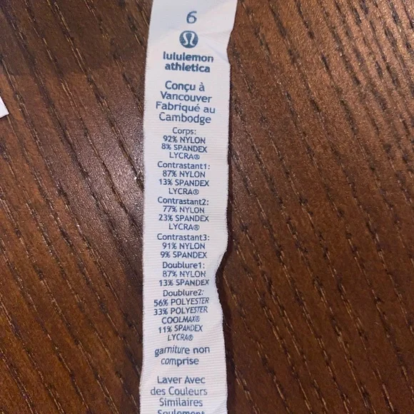 Lululemon Black Shelf Bra Tank Top - Picture 3 of 3